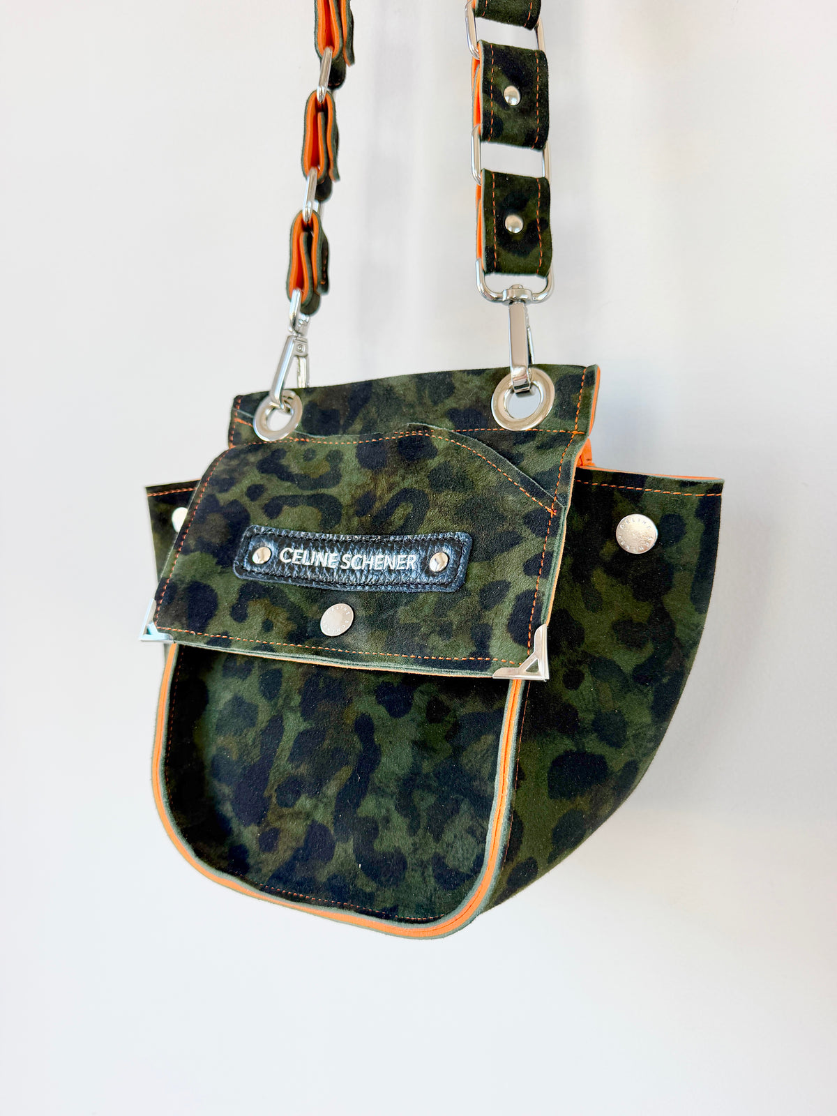 SAC DENVER LÉOPARD KAKI
