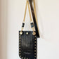 SAC RIO CROCO ANTHRACITE + GOLD