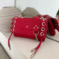 MINI DJANGO LACE UP ROUGE