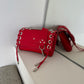 MINI DJANGO LACE UP ROUGE