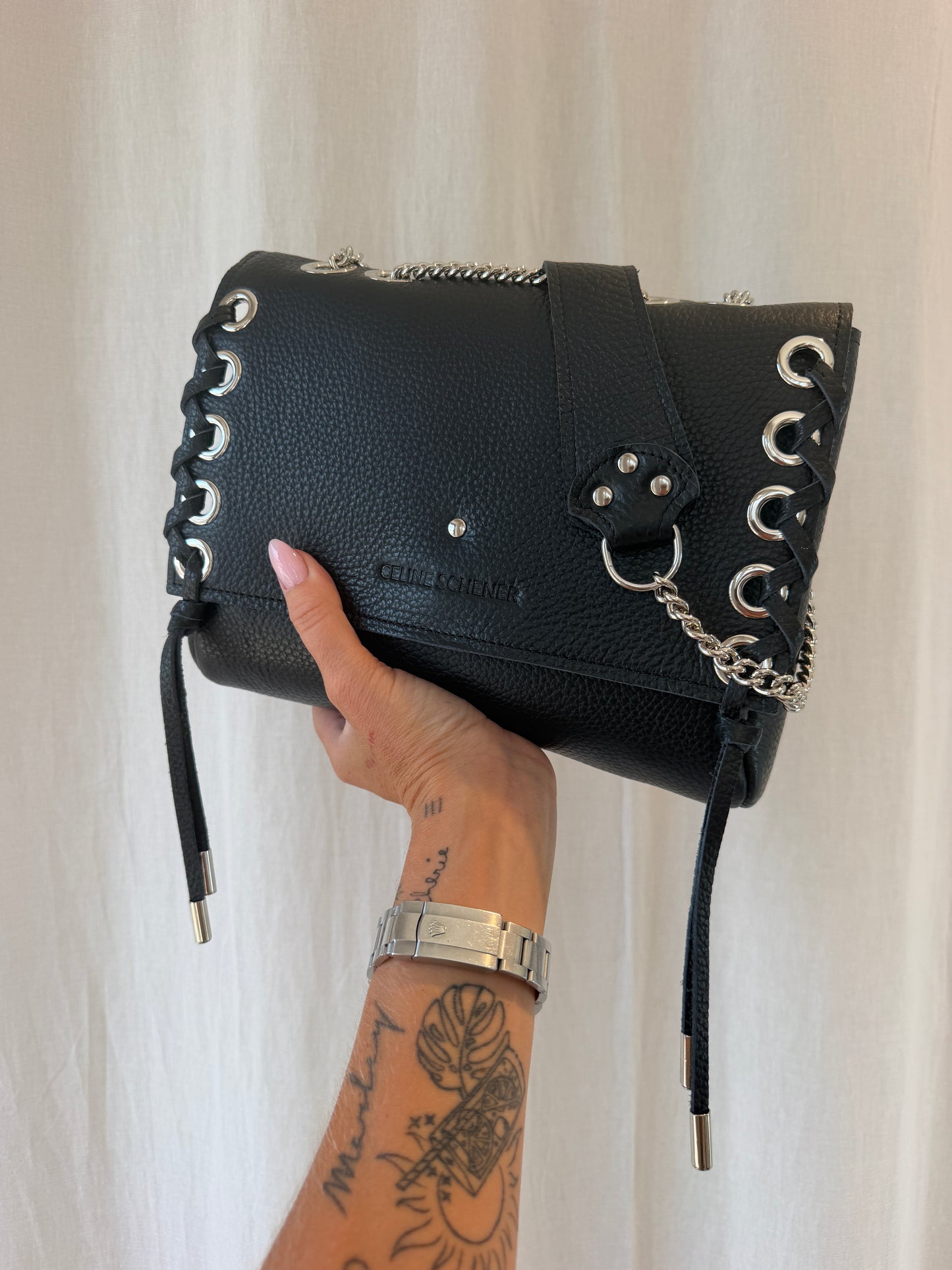 SAC DJANGO BLACK LACE UP