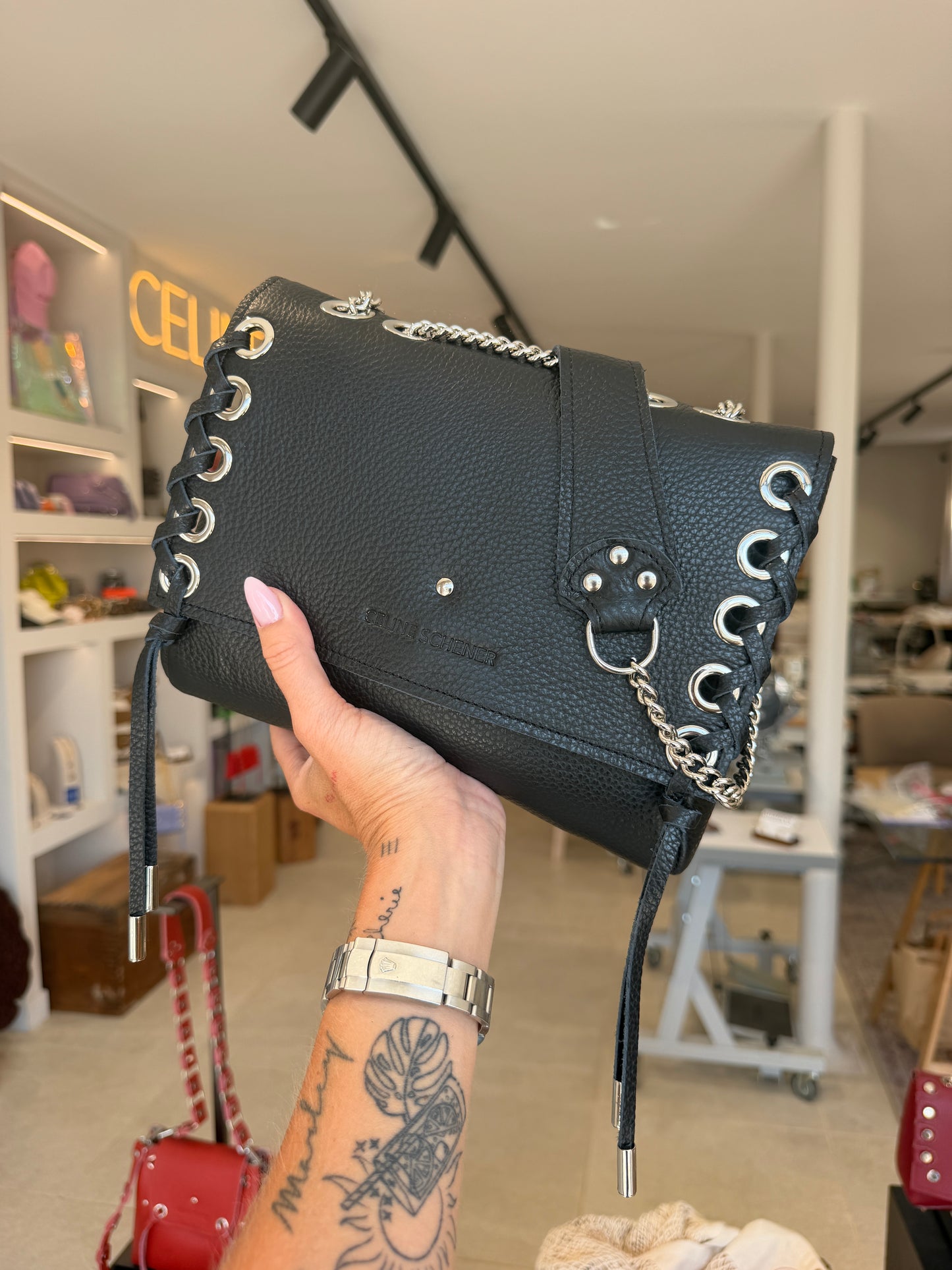 SAC DJANGO BLACK LACE UP