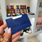 Porte carte bleu