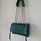 SAC MINI DJANGO LACE UP VERT EMERAUDE