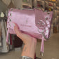SAC MINI DJANGO SHINYPINK LACE UP